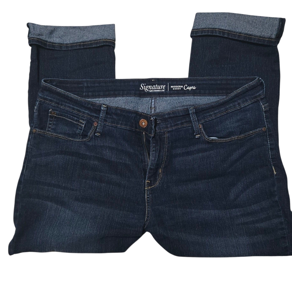 Signature Women's Dark Blue Jeans